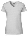 Dames T-shirt V Hals Neutral O81005 Sport Grijs